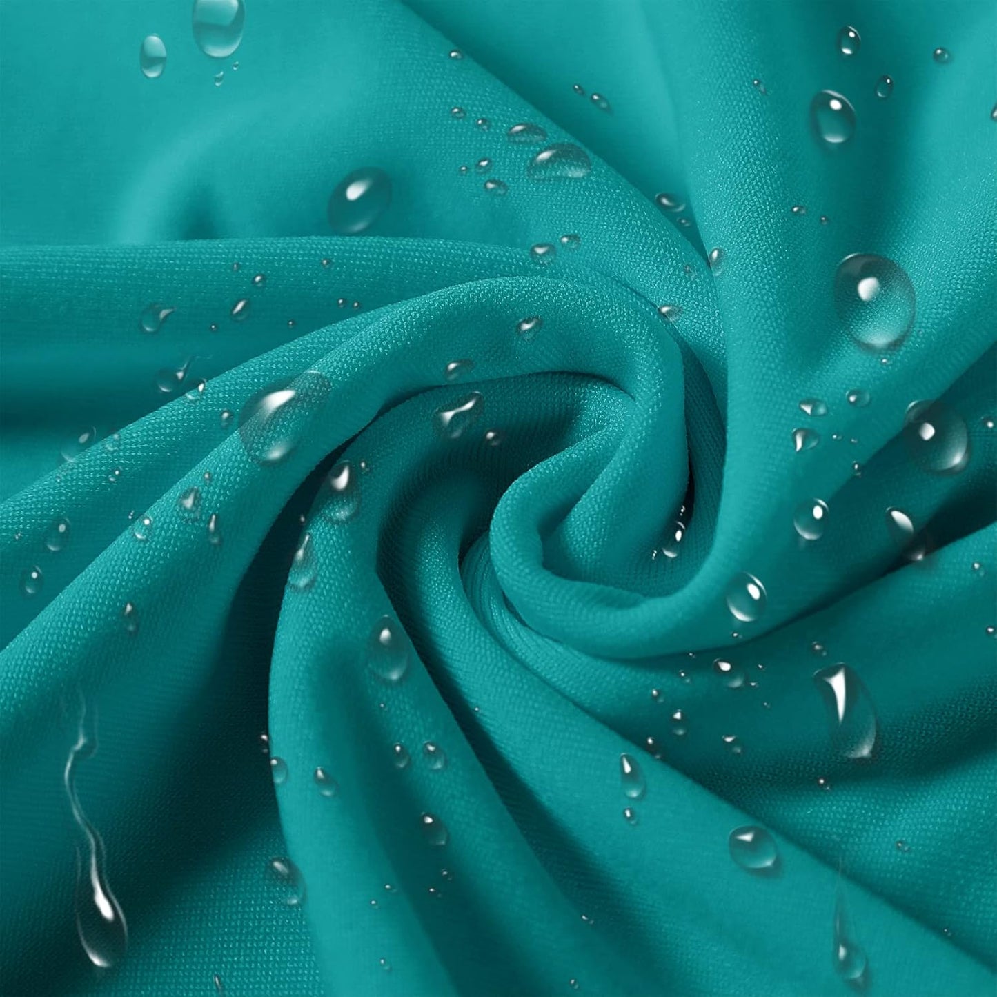 SUPERO Waterproof Spandex Chair Cover 25PCS, Stretch Dining Chair Covers, Polyester Outdoor Chair Covers, Protector Stretch Chair Cover for Party Universal, Banquet, Wedding Event, Hotel(Turquoise)