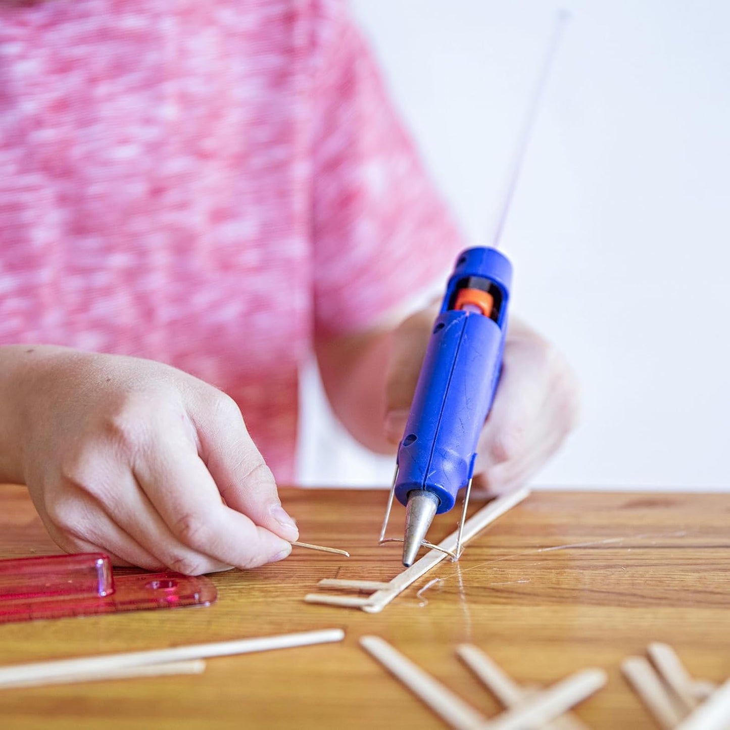 uxcell 20pcs Hot Glue Sticks for Glue Gun 11mm/0.43-inch x 4-inch Mini Hot Melt Adhesive Glue Stick Glitter Sky Blue