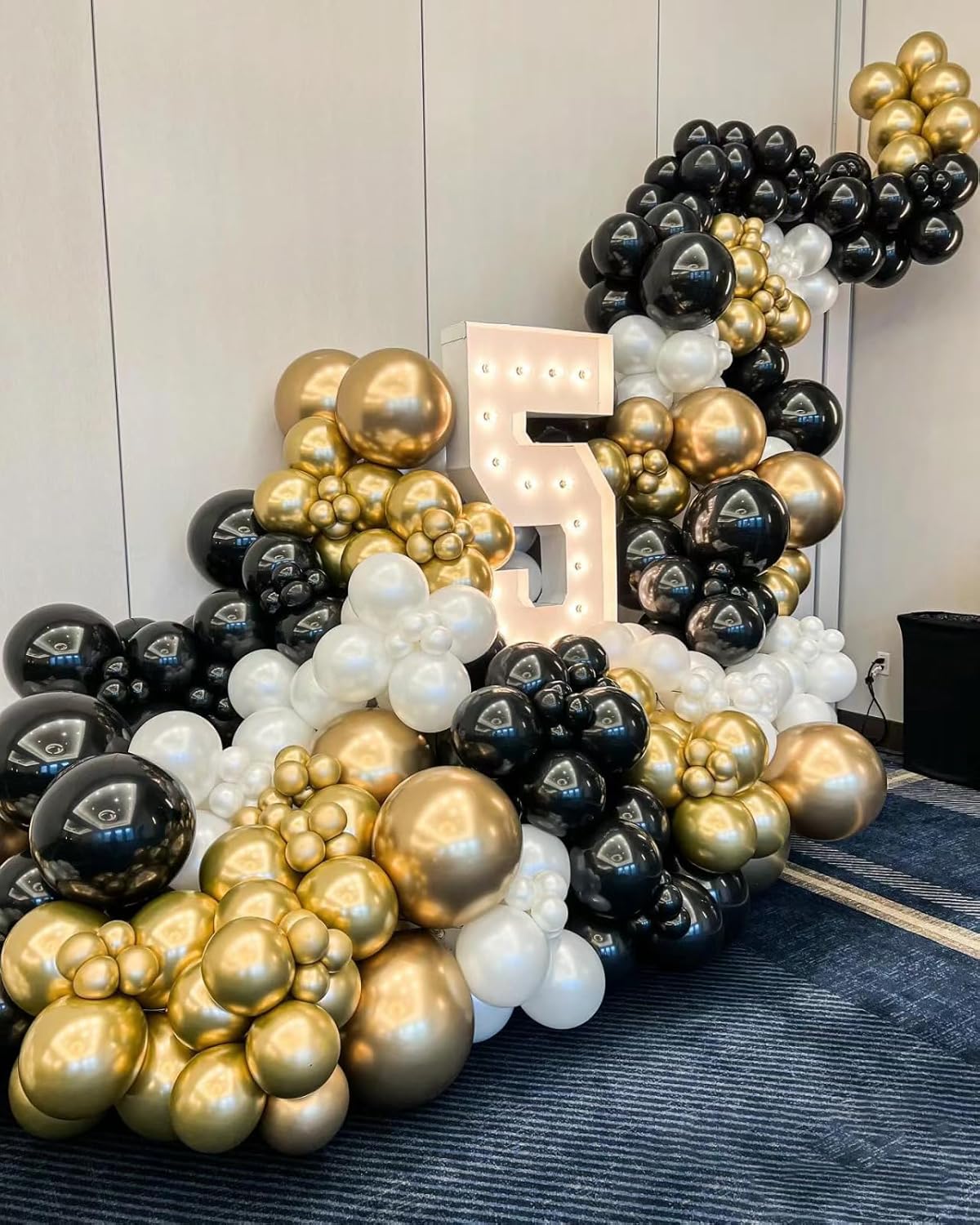 Gold Balloons Party Balloons 12inch 50Pcs 3.2g Latex Metallic Balloons Chrome Balloons Birthday Balloons Shiny Balloons Party Decoration Wedding Birthday Baby Shower Christmas Party - Metallic Gold