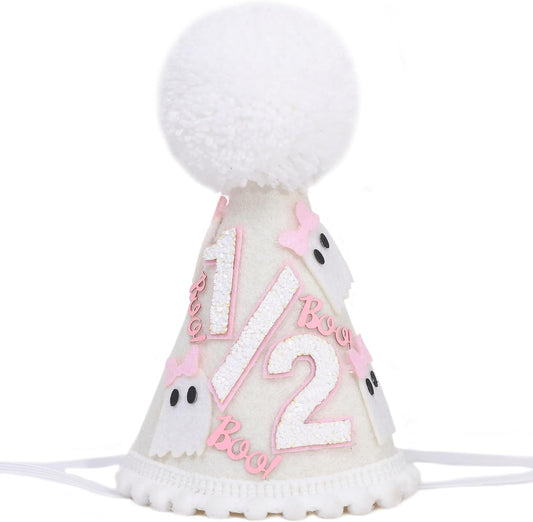 WAOUH Half Birthday Hat - Bow Cake Smash Crown for 6 Month Baby, Mini Photo Prop