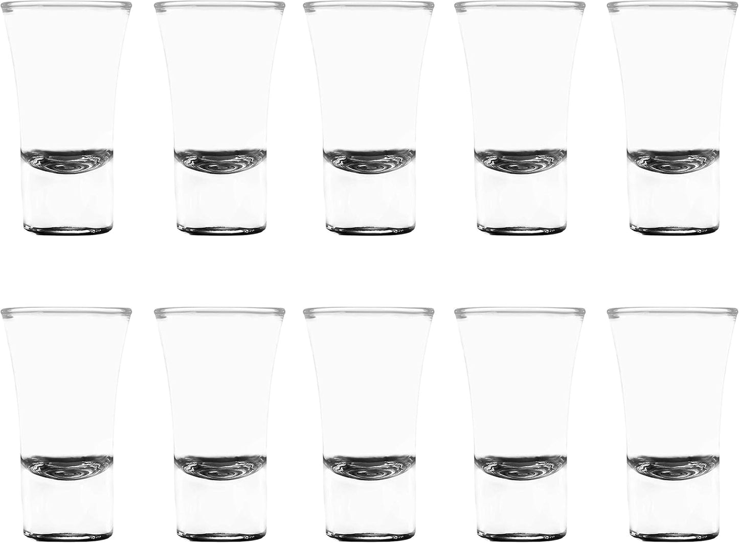 DISCOUNT PROMOS 2 oz. Lord Shooter Etched Shot Glasses, 10 pack, 21st Birthday Party, Lounge Glassware, Black