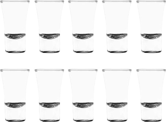 DISCOUNT PROMOS 2 oz. Lord Shooter Etched Shot Glasses, 10 pack, 21st Birthday Party, Lounge Glassware, Black