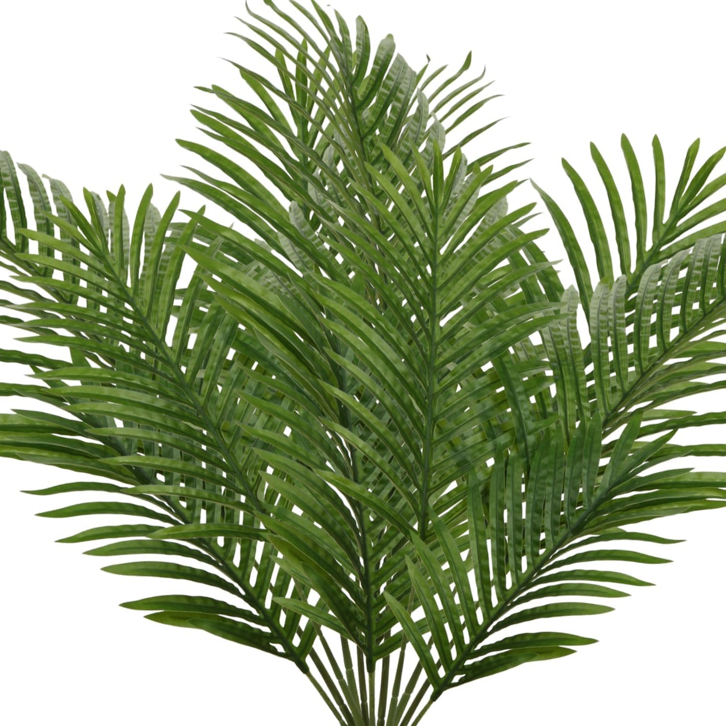 DILATATA 12 pcs Artificial Palm Leaves, 3 Sizes: Large 34''(L), Medium 30''(L), Small 25''(L), Bendable Stems, Glossy Finish, for Home Decor, Event Styling