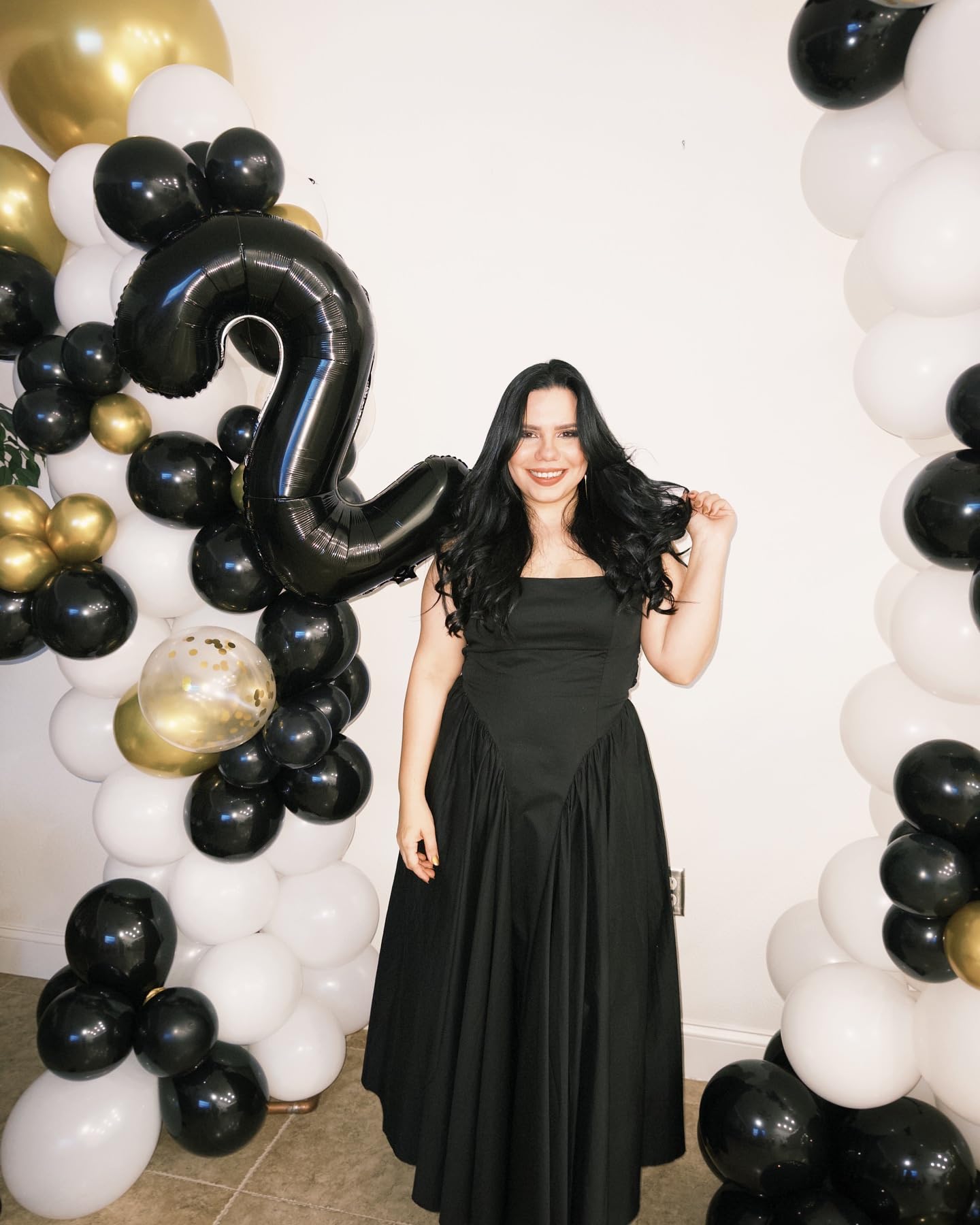 1 Balloon - Black Birthday Number Balloons, 40 Inch Decorations Men Women