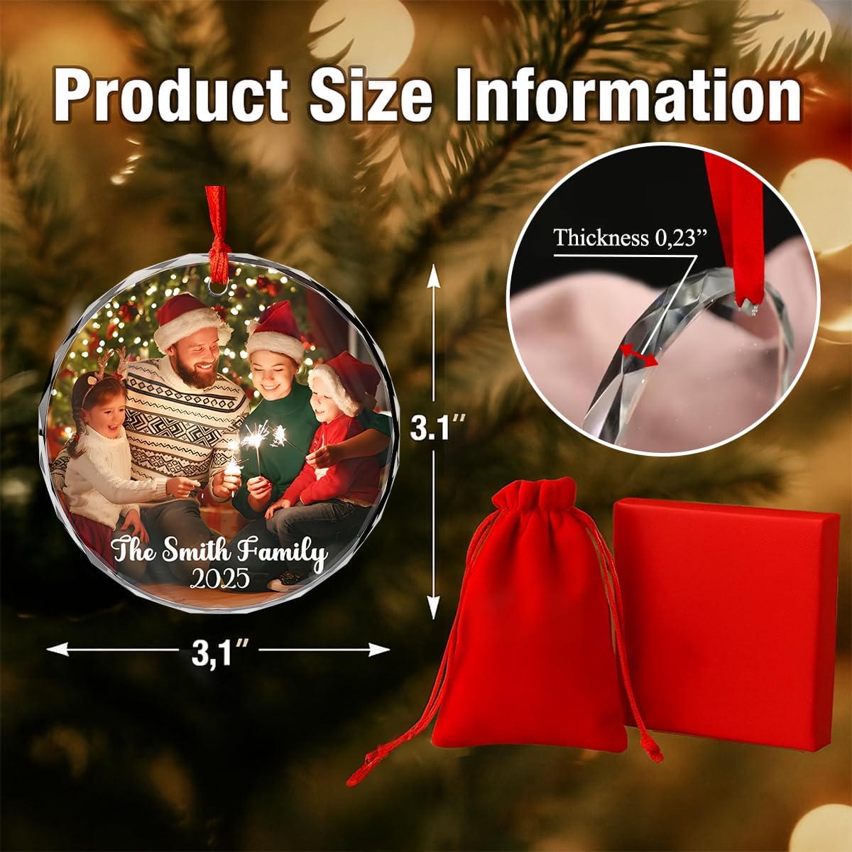 Personalized Christmas Ornaments with Names, Couple Glass Ornament, Custom Wedding Gifts for Couples 2025, Wedding Gift Ideas for Newly Wed Couple, Bride, Bridal Shower, Future Mr & Mrs (F2)