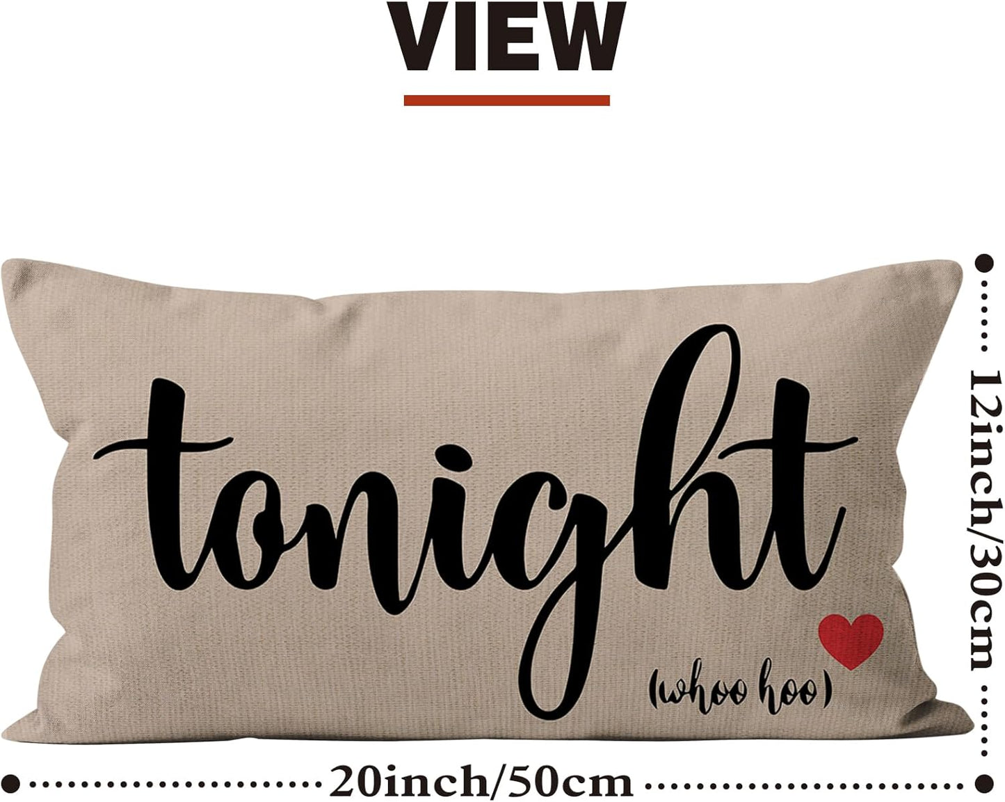 Mancheng-zi Bridal Gift,12x20 Pillow Cover,Bridal Shower Gifts,Funny Couples Reversible Linen Pillow Cover, Bachelorette Party Gifts,Bridal Gifts for Bride,Wedding Gifts for Bride(Light Brown)