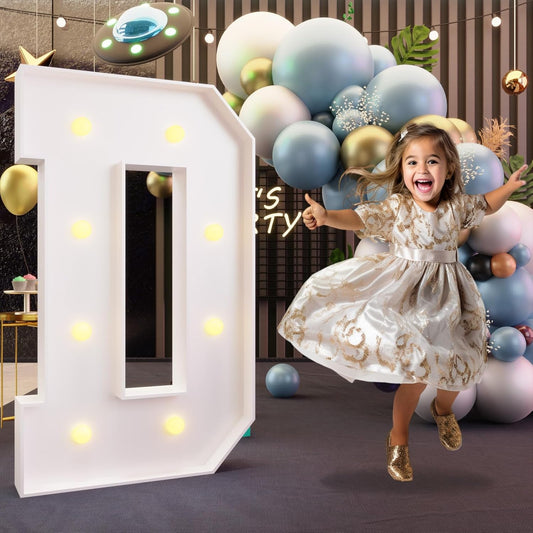imprsv Marquee Light Up Letters, 3FT Marquee Letters for Birthday Baby Shower Wedding Decorations Light Up Letters for Engagement Party Decor, Large Marquee Letters for Party Decorations, Letter D