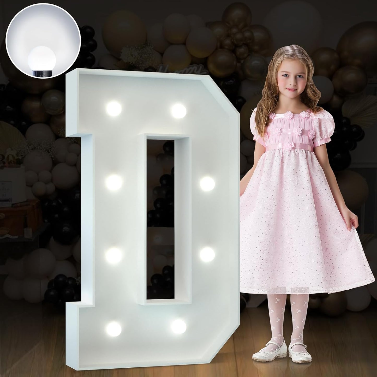 Marquee Letters 3 Feet Tall Large Light Up Letters Baby Shower Decorations Wedding Engagement Happy birthday White Party Decorations Marry Me Sign Big Cardboard Backdrop D