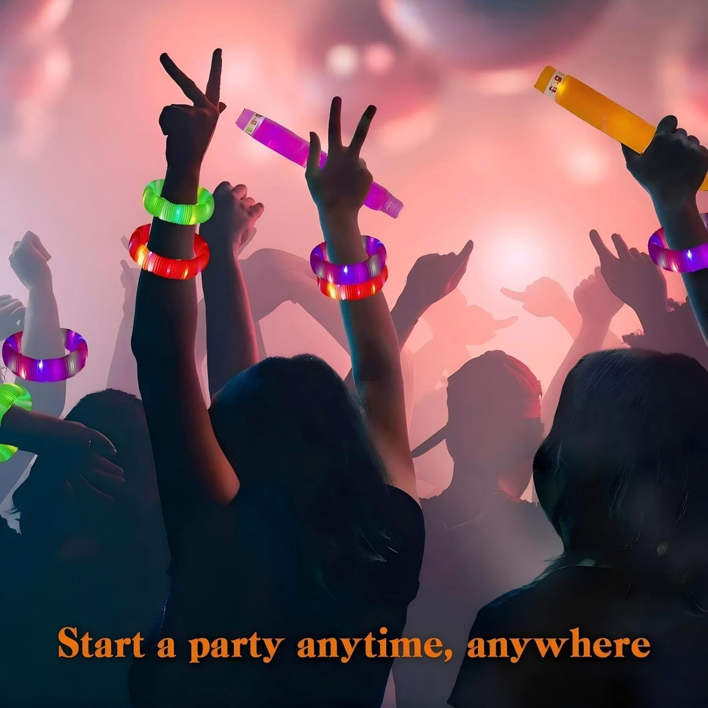 Purple 12 Pack Light Up Party Favors Supplies,Bulk Glow Sticks Bracelet,Necklace Accessories for Kids,Birthday Return Gifts Treats,Easter Basket Goodie Bag Stuffer Fillers for Boys Girls