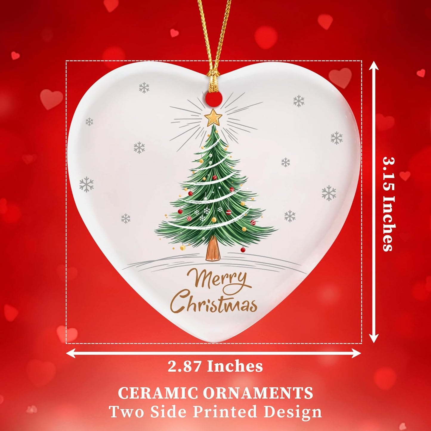 Christmas Ornaments 2025, Christmas Tree Ornament Hanging Craft Collectibles for Christmas Trees Home Party Gifts