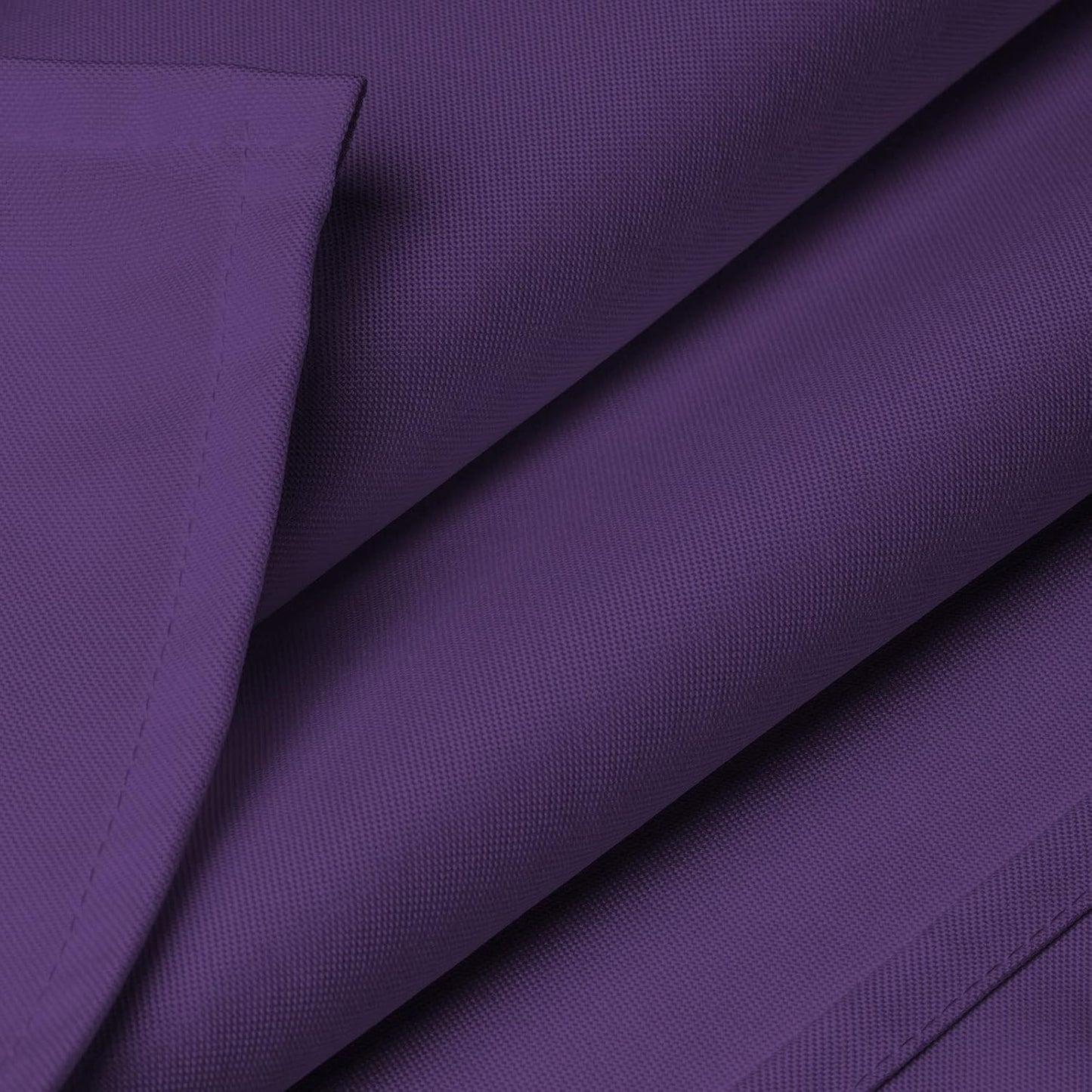 Lann's Linens - 10 Premium 90" x 132" Tablecloths for Wedding/Banquet/Restaurant - Rectangular Polyester Fabric Table Cloth - Purple