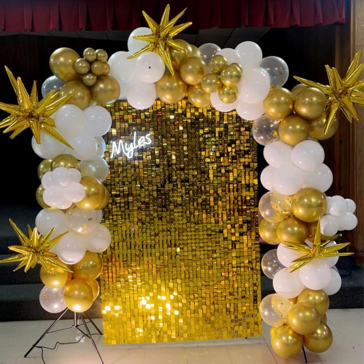 Balloons White and Gold, 60 Packs 12 Inch Metallic Gold Balloons Pearl White Latex Balloon Gold Confetti Balloon for Birthday Parties, Weddings, Anniversaries, Baby Shower Party Decorations