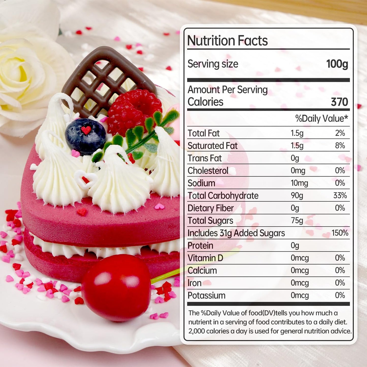 Sweet Mini Heart Sprinkles Sugar, Valentines Love Sprinkles for Cupcake Decorating, 150g/5.29oz Mix Edible White Pink and Red Candy, Cookie, Ice Cream, Mother's Day, Wedding Party Supplies