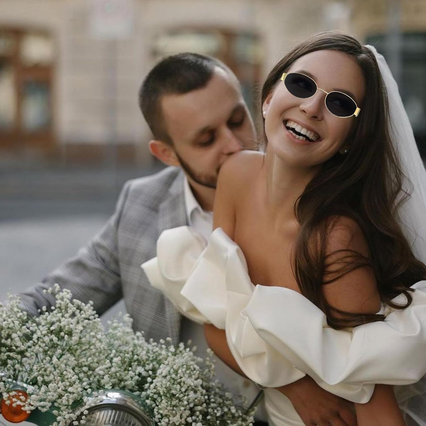 Bride's Babes Bride Sunglasses,Bachelorette Party Decorations,Bridal Shower Accessory,Metal Frames Shades,Bride To Be Gift