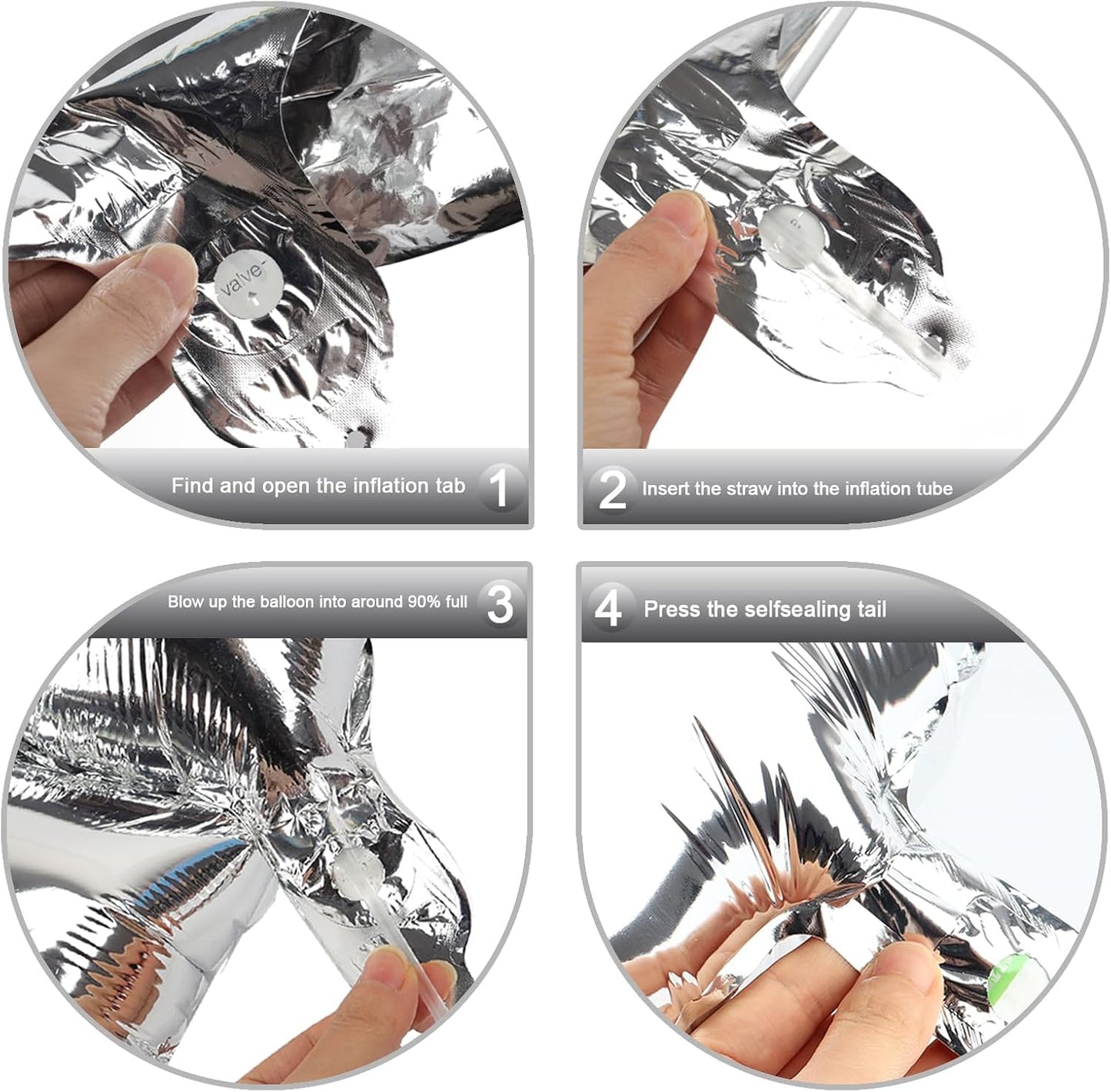 Silver Number 27 Birthday Balloon 40 Inch, Digital Balloons for 27 Party Celebration Decorations Supplies, Mylar Foil Numbers Balloon for 27 Wedding Anniversary