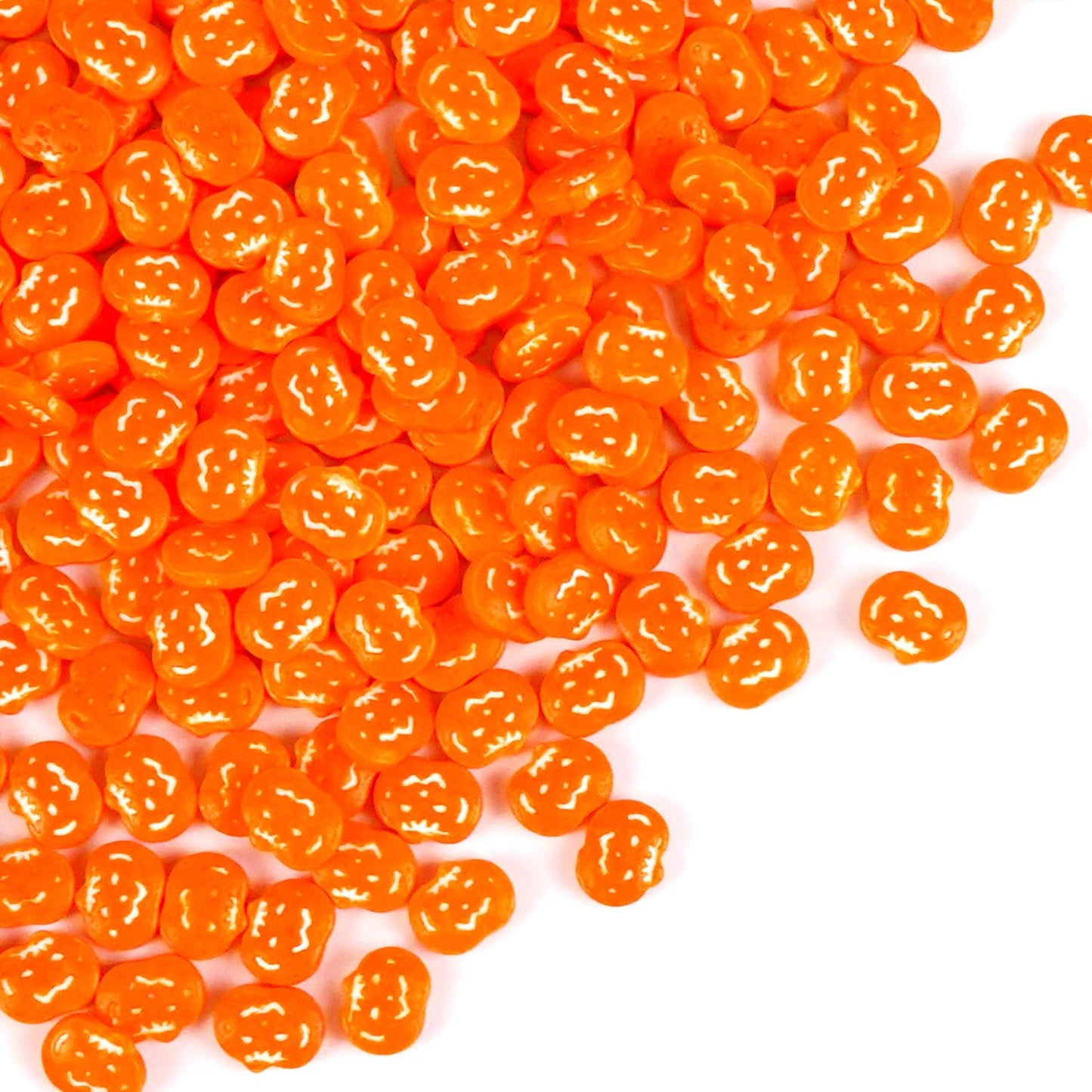 Edible Pumpkin Sprinkles for Cake Decorating, Halloween Orange Sugar Sprinkles, 150g/5.29oz, Perfect for Cake Decoration, Cupcake Decorations Ice Cream Toppings