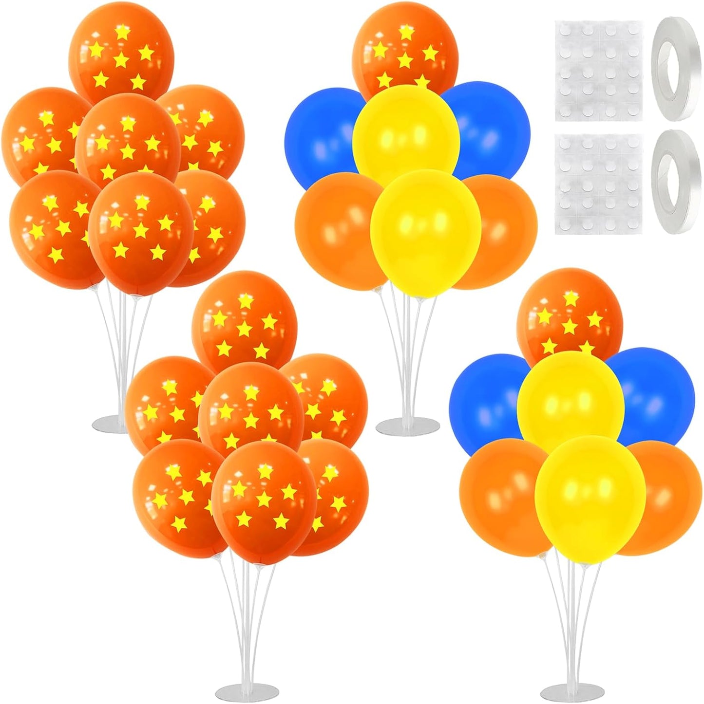 Party Balloons Stand Kit Foil Balloons Themed Party Balloon Centerpiece for Tables Birthday Party Decorations