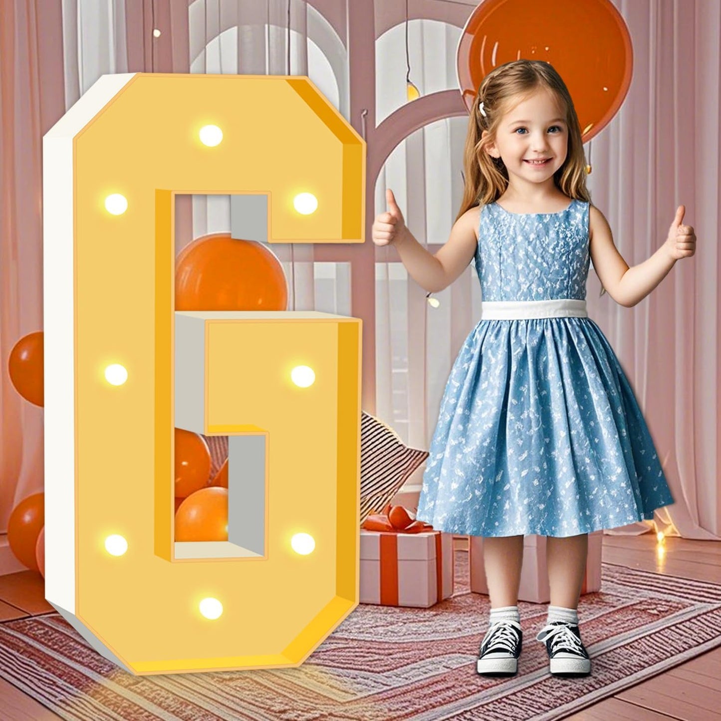 3FT Marquee Light Up Letters G, Warm White Marquee Letters for Birthday Party Decor, LED Light Letter for Graduation, Wedding, Engagement, Holiday Party Backdrop Arch Decoration