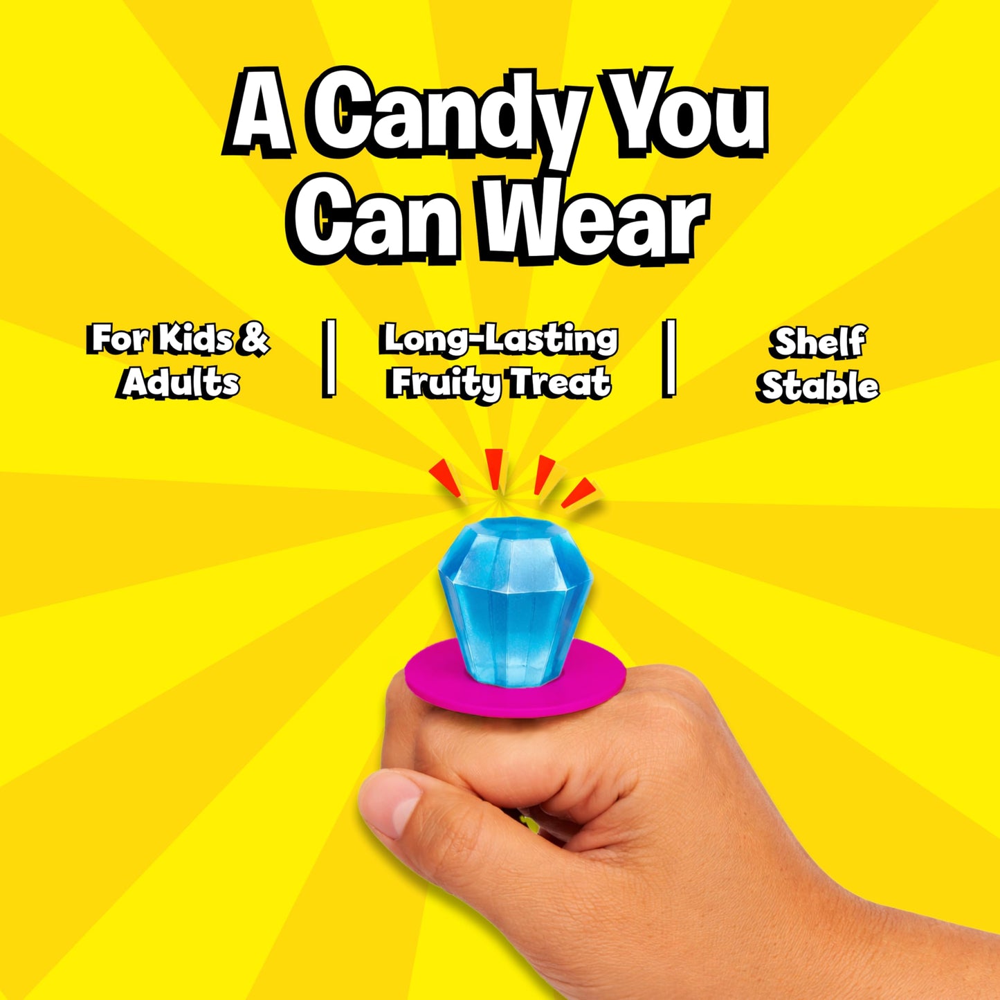 Ring Pop Lollipops - Bulk Candy Individually Wrapped Suckers Variety