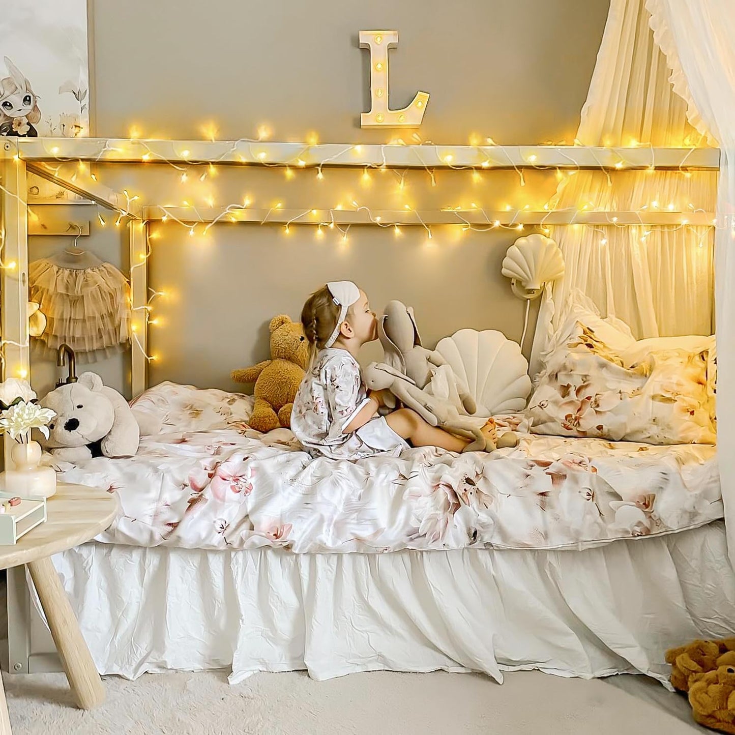 JMEXSUSS 163ft 500 LED Warm White Christmas Lights Outdoor, Clear Wire Plug-in String Lights Indoor Bedroom, 8 Modes Remote Control Christmas Tree Lights for Christmas Bedroom Tree Classroom