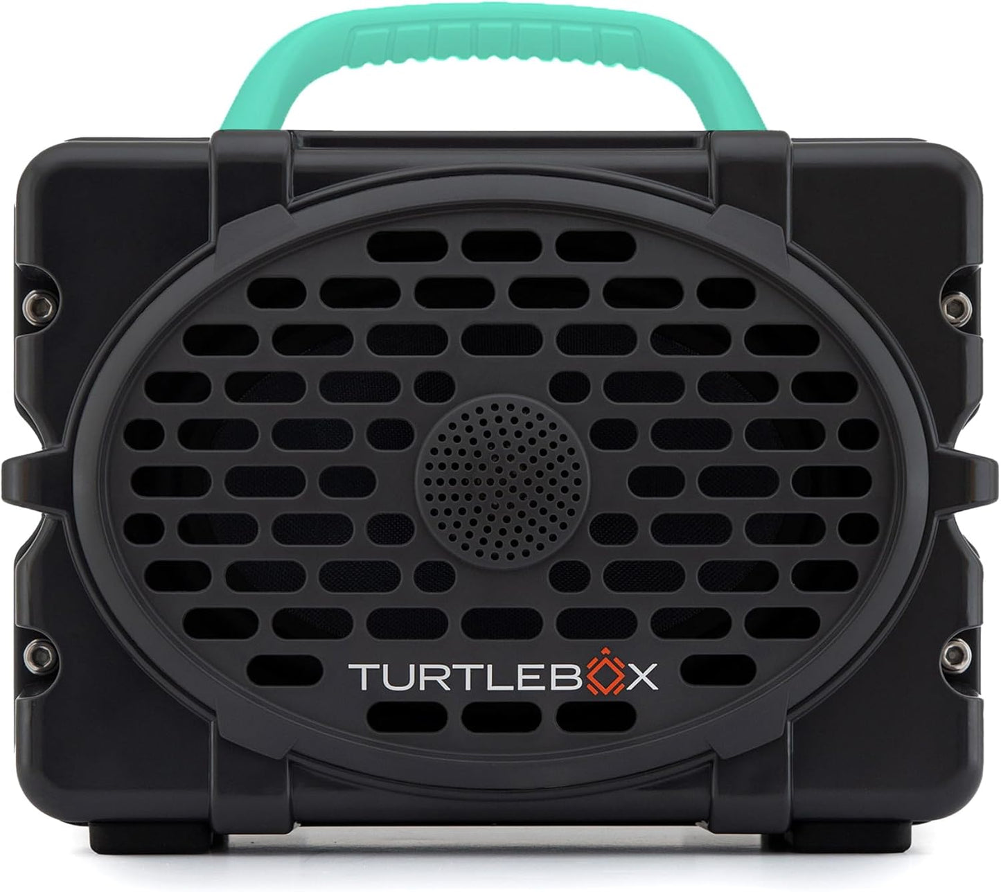 Turtlebox Original Gen 3: Portable Outdoor Bluetooth Speaker – Ultra-Loud (120dB), Waterproof (IP67), Rugged, Impact-Resistant, 3-Day Battery | Party Mode: Unlimited Pairing Stereo, Gray/Seafoam