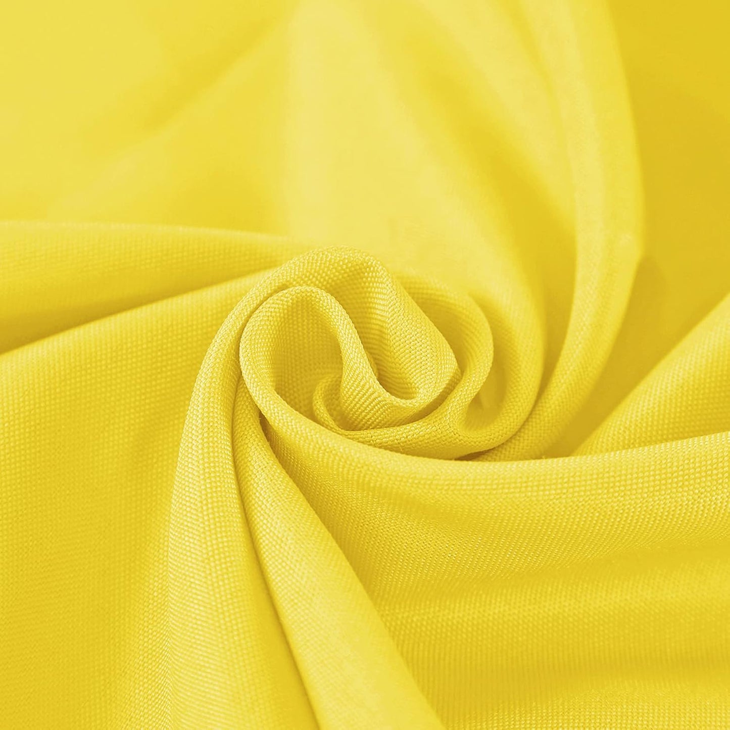 Rectangle Tablecloth 60x84 inch Washable Polyester Fabric Table Cloth for Wedding Party Dining Banquet Decoration（60x84,Yellow）