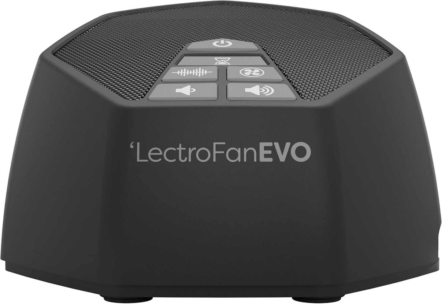 Adaptive Sound Technologies LectroFan EVO White Noise Machine - Compact Sleep Sound Machine for Bedroom, Travel, Study & More - 22 Non-Looping Fan, White & Ocean Noise Variations - Charcoal
