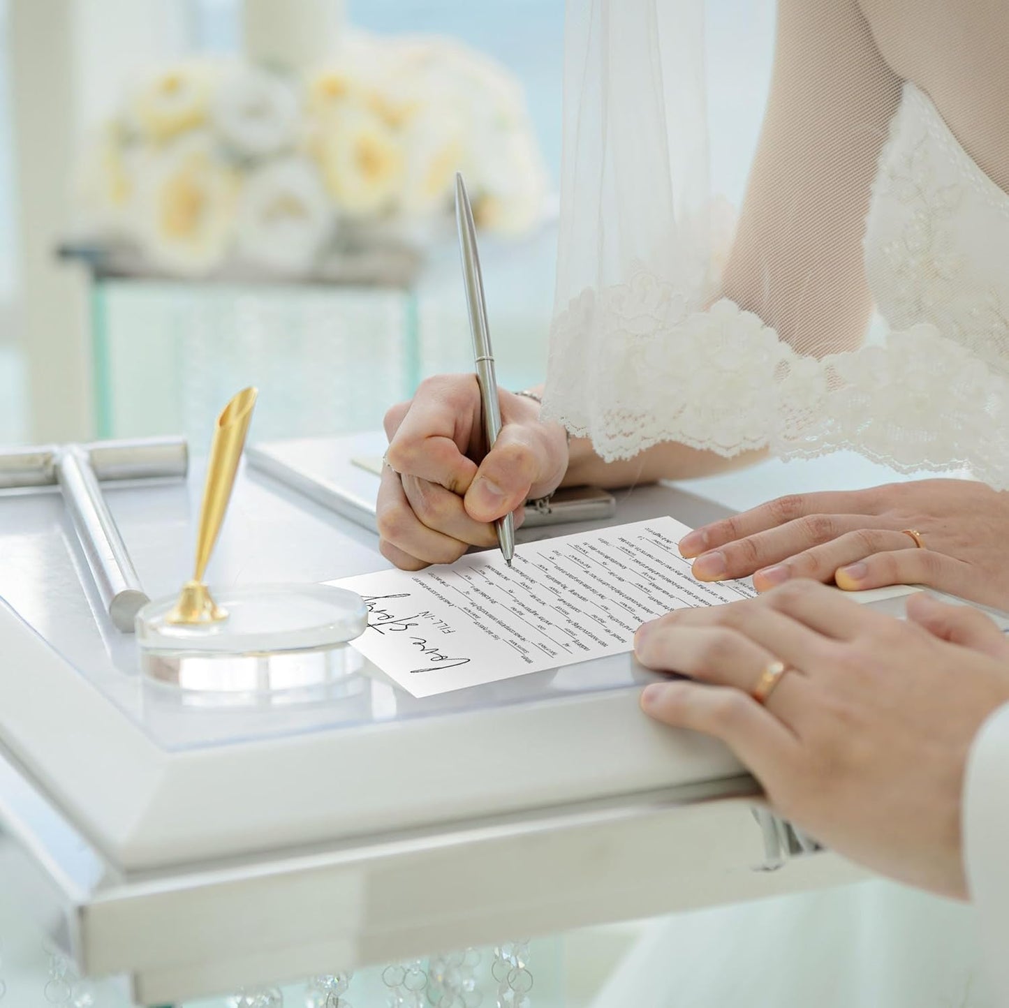 Bridal Shower Games, Love Story Fill-in, 25Pcs Minimalist White Double-Sided Bridal Game Cards, Wedding Shower Games for Guests, Engagement Bachelorette Party Supplies - A26