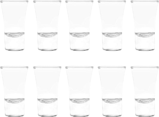 DISCOUNT PROMOS 2 oz. Lord Shooter Etched Shot Glasses, 10 pack, 21st Birthday Party, Lounge Glassware, Clear