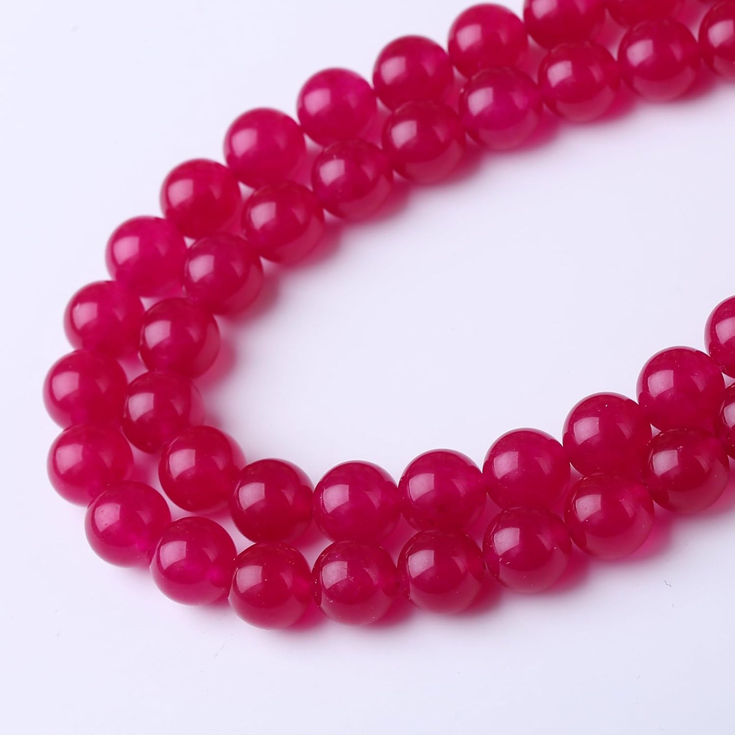 Rose Carnelian Stone Beads Gemstone Round Crystal Energy Jade Beads Stone Beads for Jewelry Making DIY Bracelet Necklace Jewelry Making 1 Strand 15.5inch 4MM