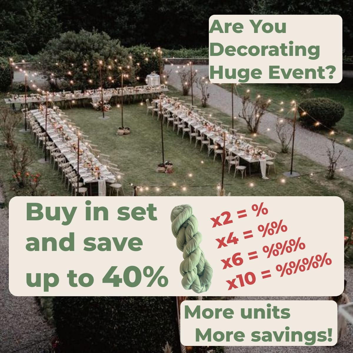 Ivory Cheesecloth Table Runner 141 inches Long Cream Gauze Table Runner for Bohemian Wedding Baby Shower Decorations or Bridal Shower Décor