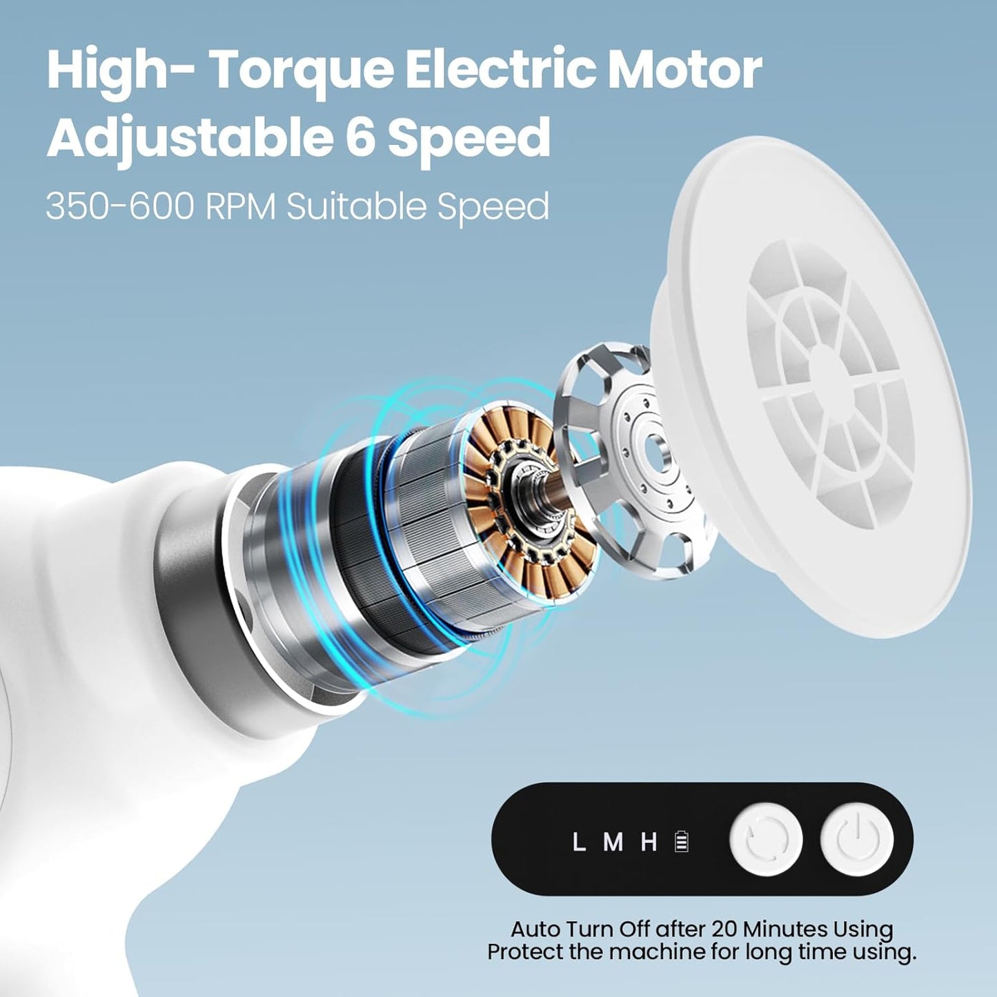 Electric Callus Remover for Feet, 2 in 1 Electric Foot File Grinder, Rechargeable Cordless Foot Scrubber for Dead Skin, Adjustable Speed with Sandpaper Discs, Professional Pedicure Tools,White