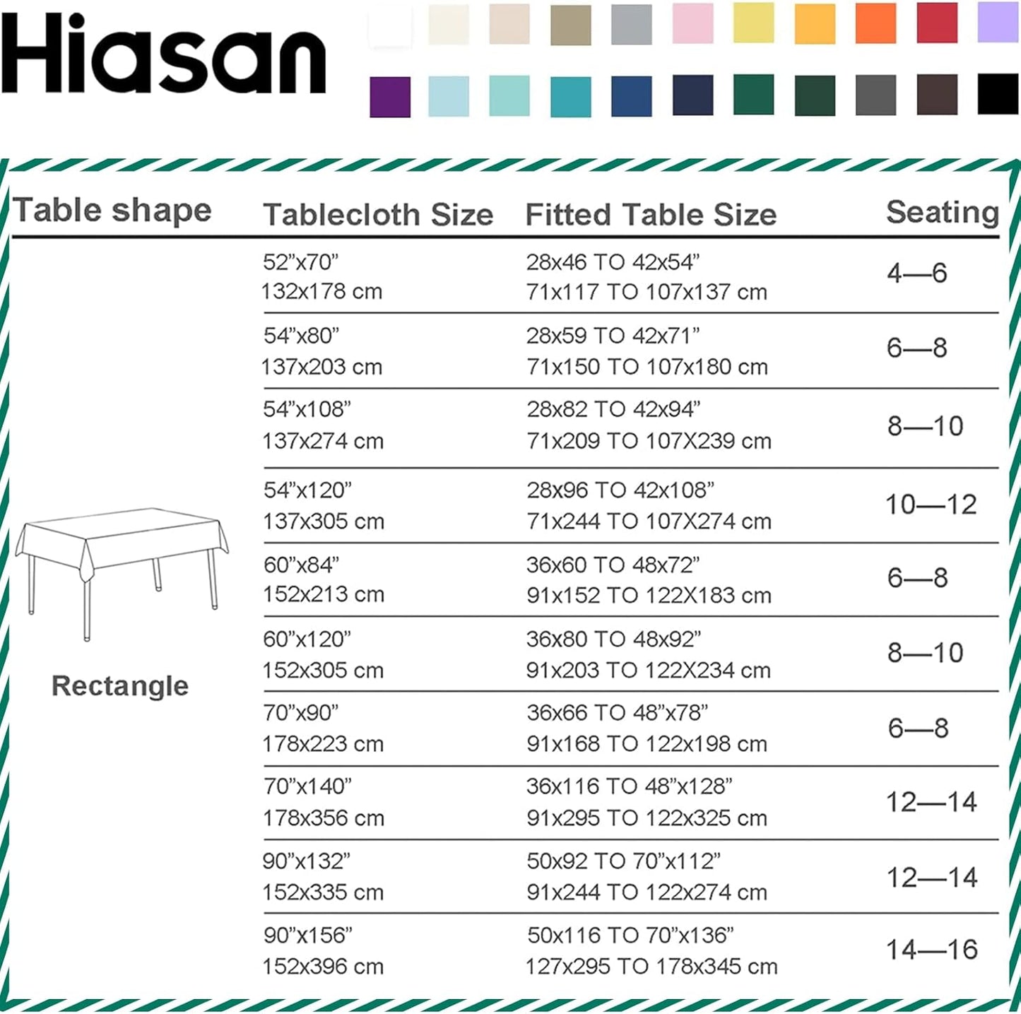 Hiasan Burgundy Tablecloth for Rectangle Tables - Waterproof, Spillproof & Wrinkle Resistant Washable Polyester Table Cloth for Dining/Party/Outdoor Picnic， 70 x 140 inch