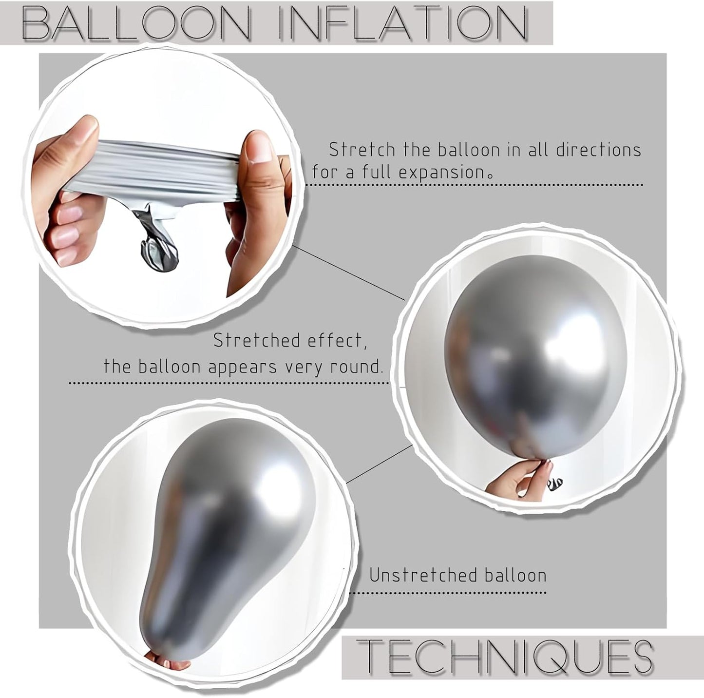 2 Set Balloon Stand Kit with Silver Pink White Balloons, Base&Pole, Balloon Column Kit for Floor or Table Backdrop Decoration for Princess Party Weddin,Girl Baby Shower Birthday Graduation Decorations