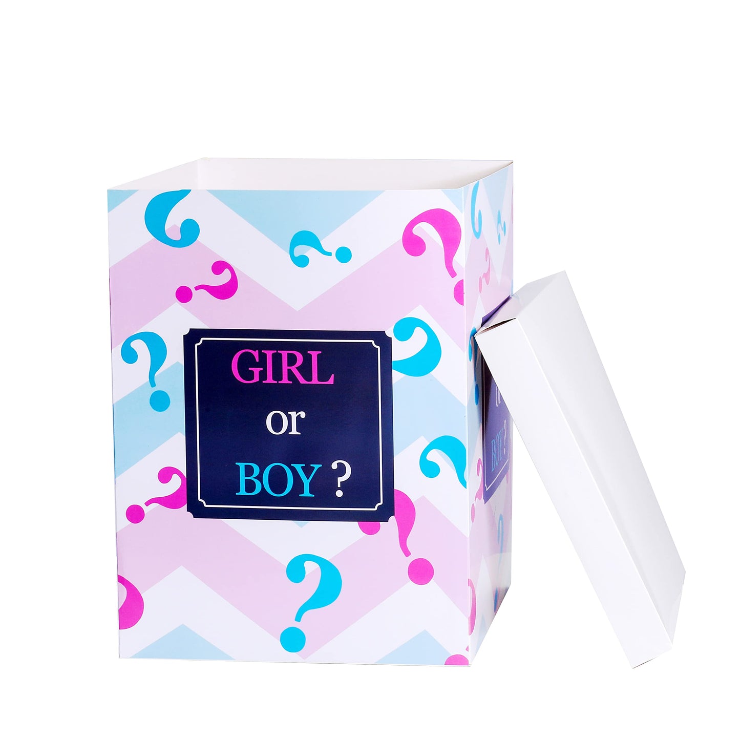 MEYSIMOON Gender Reveal Balloon Box Funny Idea for Boy Girl Gender Reveal Party Decorations