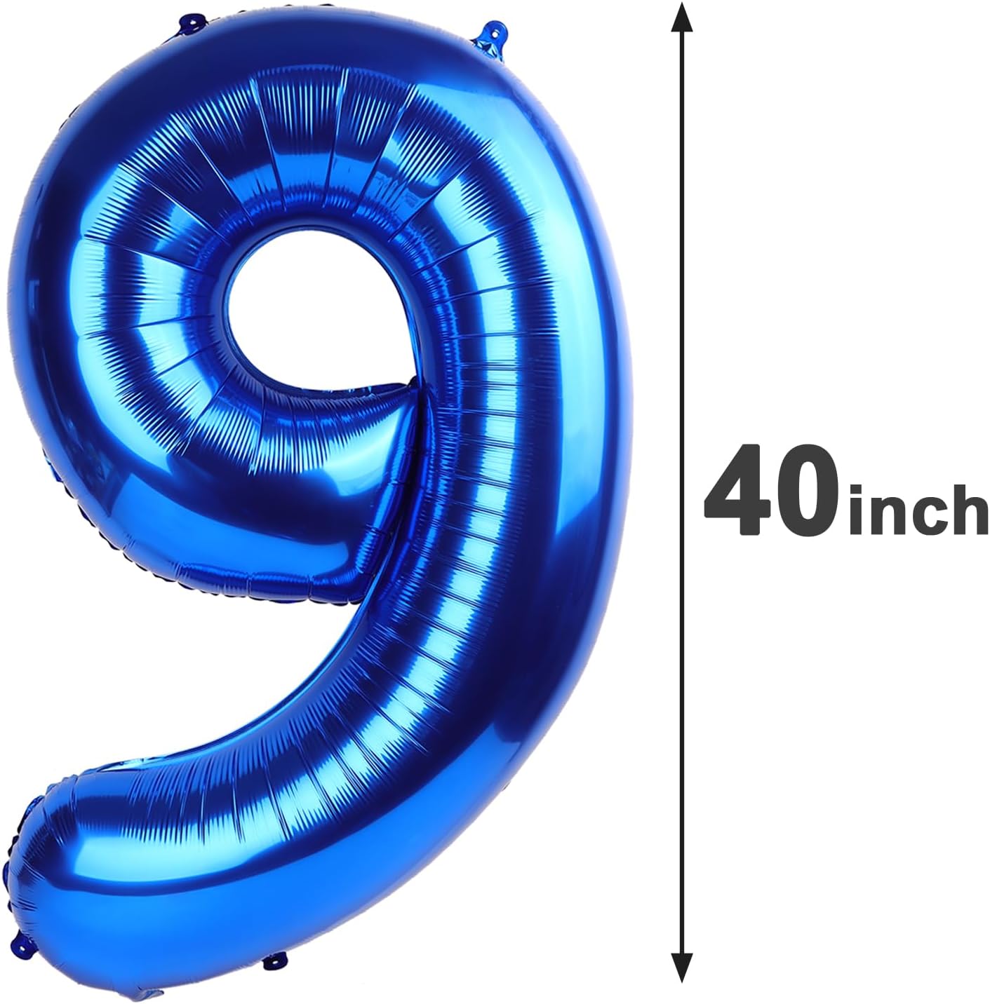 Navy Blue Jumbo Number 19 Balloon 40 Inch, Boy Girl 19 Birthday Supplies, Foil Helium 19 Birthday Giant Balloon, Mylar Blue Number Balloons Anniversary Decorations