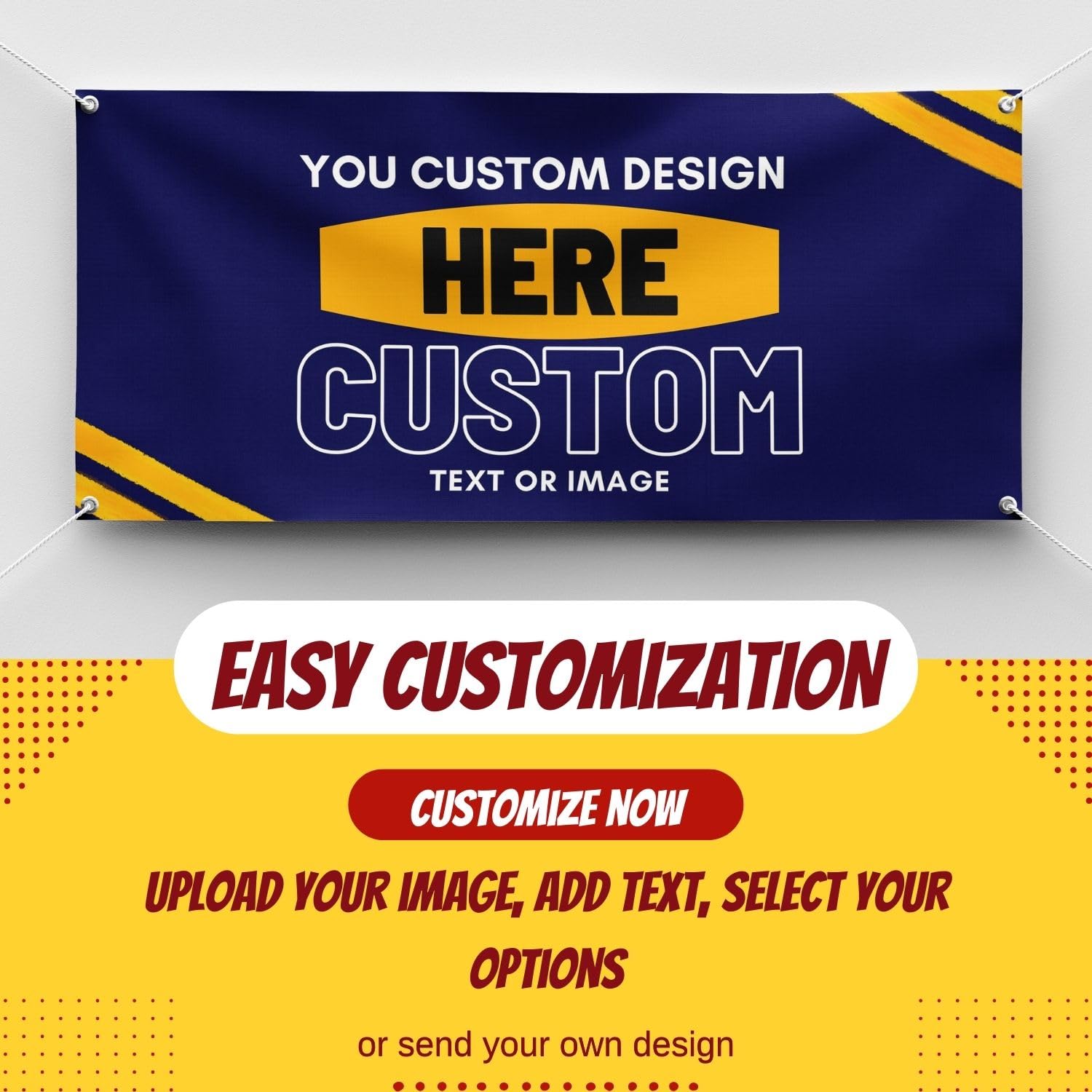 Personalized Custom Vinyl Banner Printing Indoor or Outdoor use Printed Business Event Birthday
