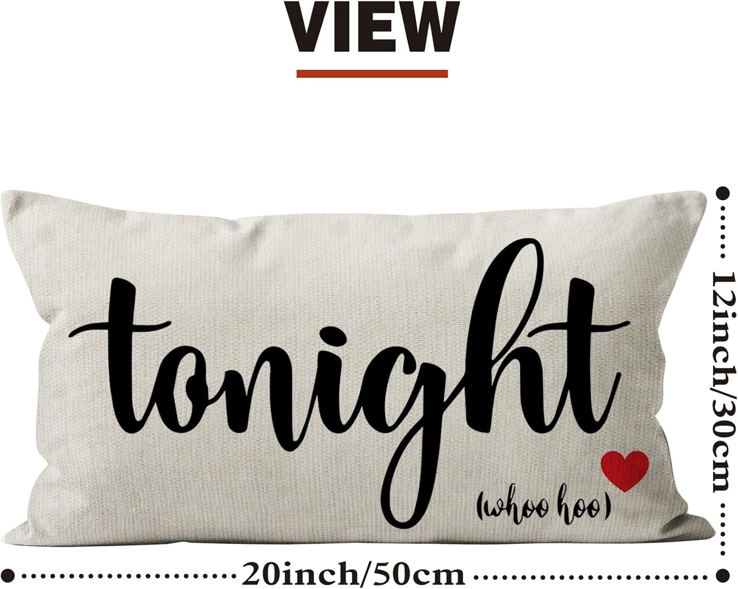 Mancheng-zi Bridal Shower Gifts, 12x20 Pillow Cover, Bachelorette Gifts for Bride, Wedding Gifts, Bridal Shower Gifts for Bride to be, Funny Throw Pillows for Bedroom (Beige)