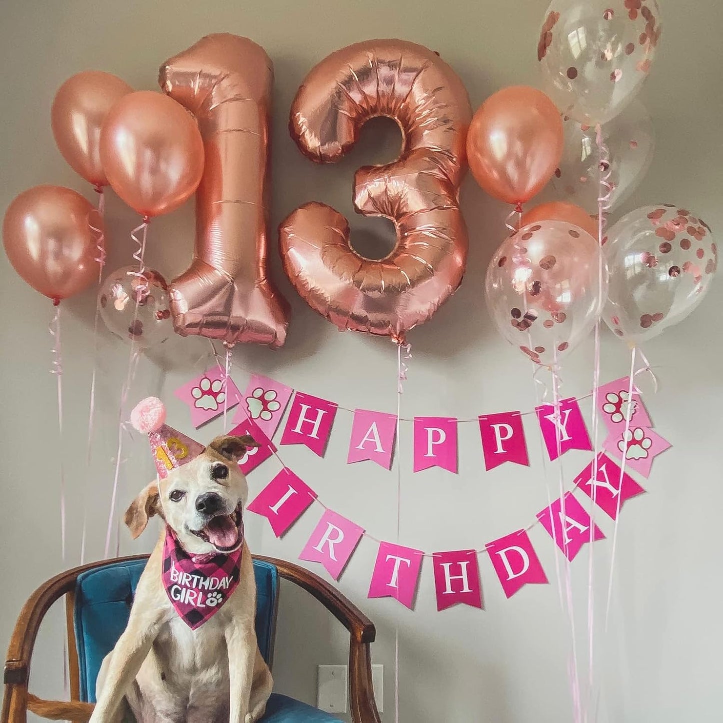 Rose Gold 8 Balloons, 40 Inch Large Foil Number Balloons Set 0-9, Self Inflating Digital 8 Helium Balloon for Girls Women 8th 18th 80th Age Birthday Anniversary Party Decorations Photo Shoot Supplies