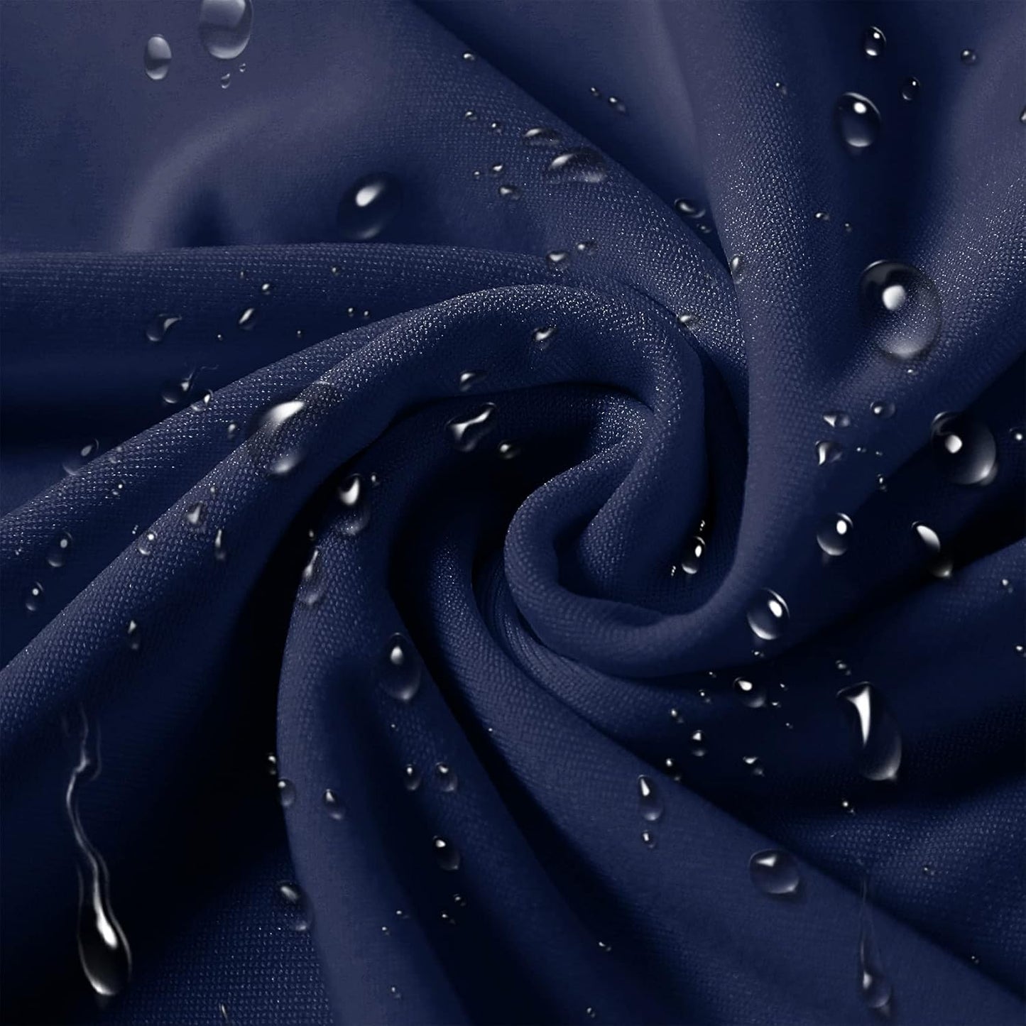 SUPERO Waterproof Spandex Chair Cover 25PCS, Stretch Dining Chair Covers, Polyester Outdoor Chair Covers, Protector Stretch Chair Cover for Party Universal, Banquet, Wedding Event, Hotel(Navy)