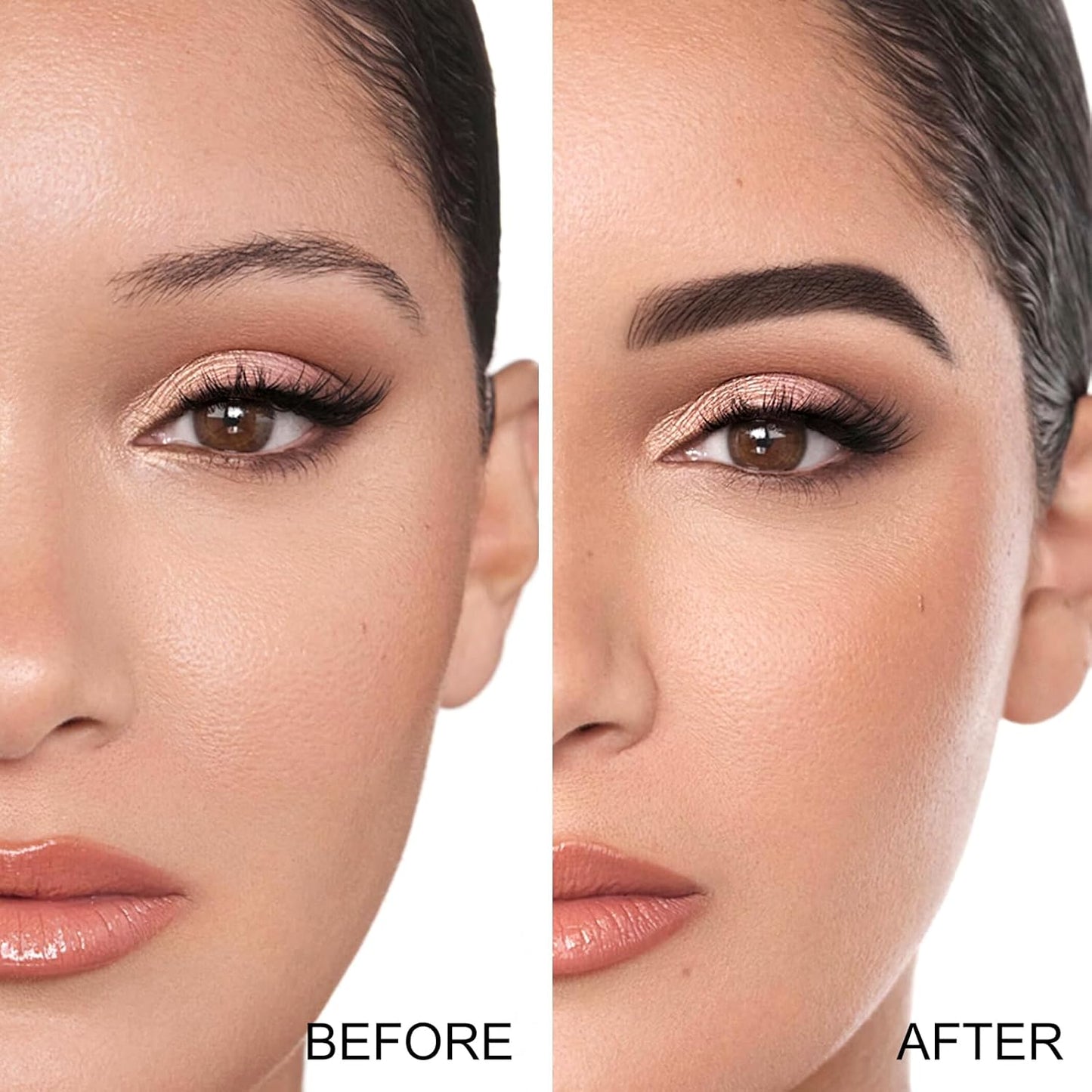 Boobeen Eyebrow Powder Kit, 2-color Waterproof Eyebrow Palette Makeup to Definer & Filler Brows, Eyebrow Color Powder Shape Natural Looking Brow - with Mirror Brush