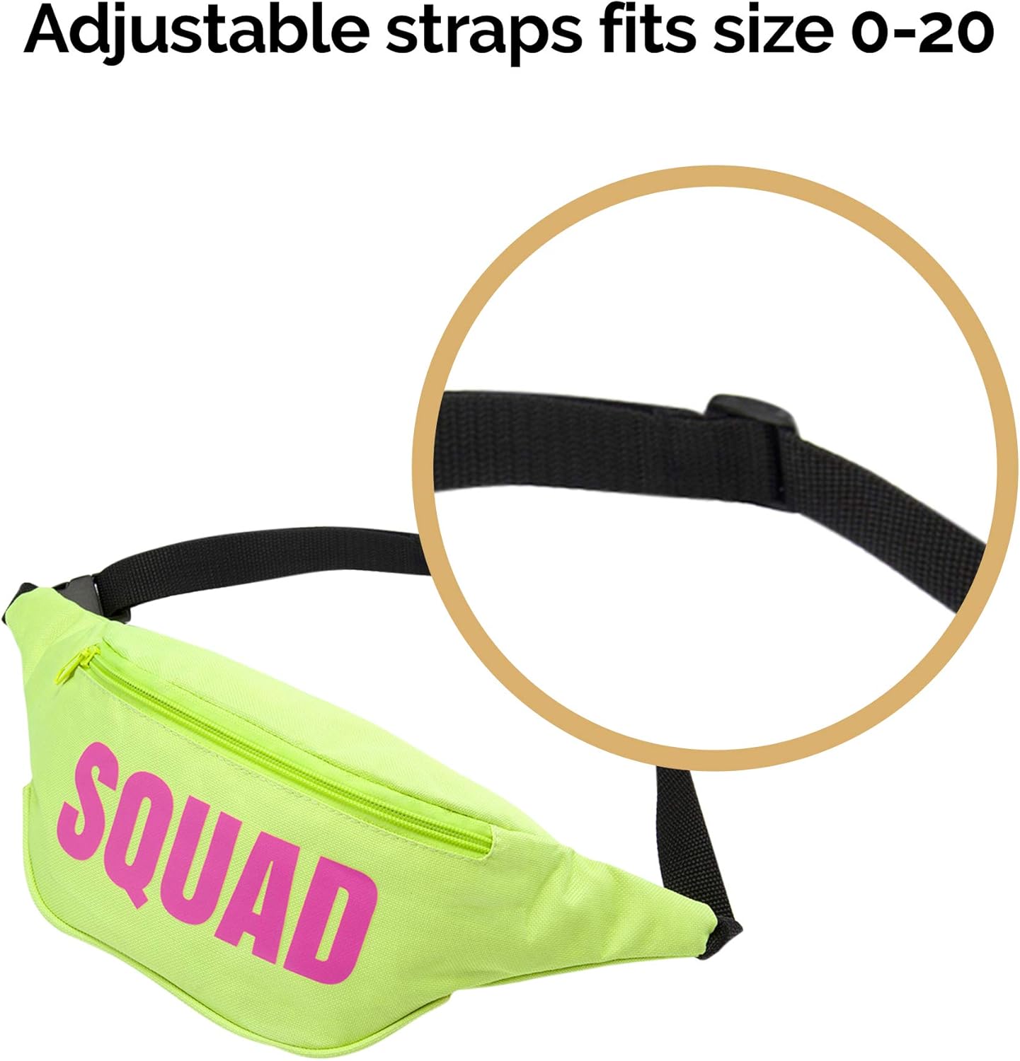 Bachelorette 80s Fanny Pack Set | 12 Pack | 1 Bride Fanny Pack and 11 Squad Fanny Packs | Bachelorette Party Favors