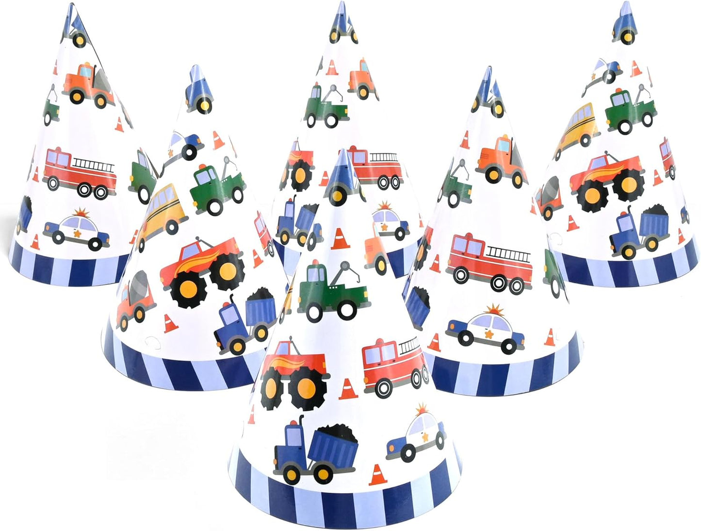 CANREVEL 12 PCS Party Hats for Kids and Adults, Party Headwear, Happy Birthday Hats, Birthday Party Decorations