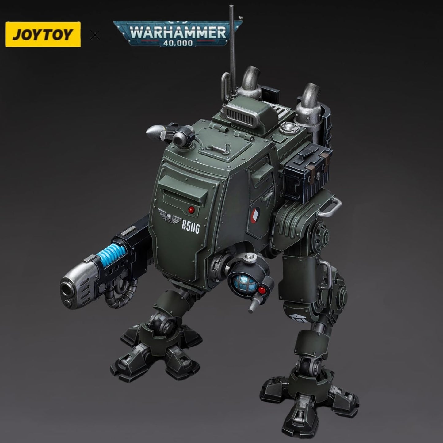 JOYTOY Warhammer 40K Action Figure Astra Militarum Cadian Armoured Sentinel Collection Anime Model 1/18 for Unisex, Adult, Christmas, Birthday Gift