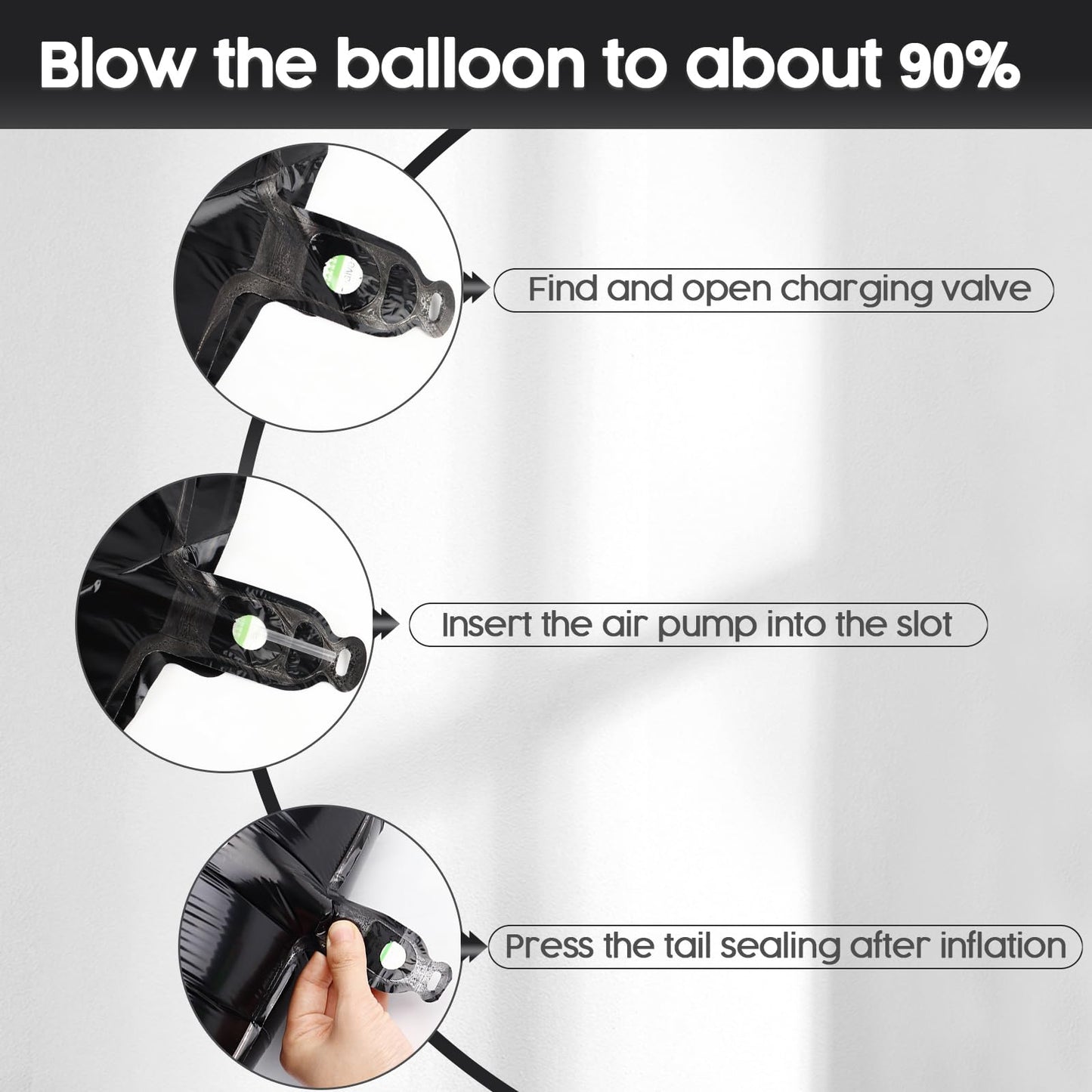 1 Balloon - Black Birthday Number Balloons, 40 Inch Decorations Men Women