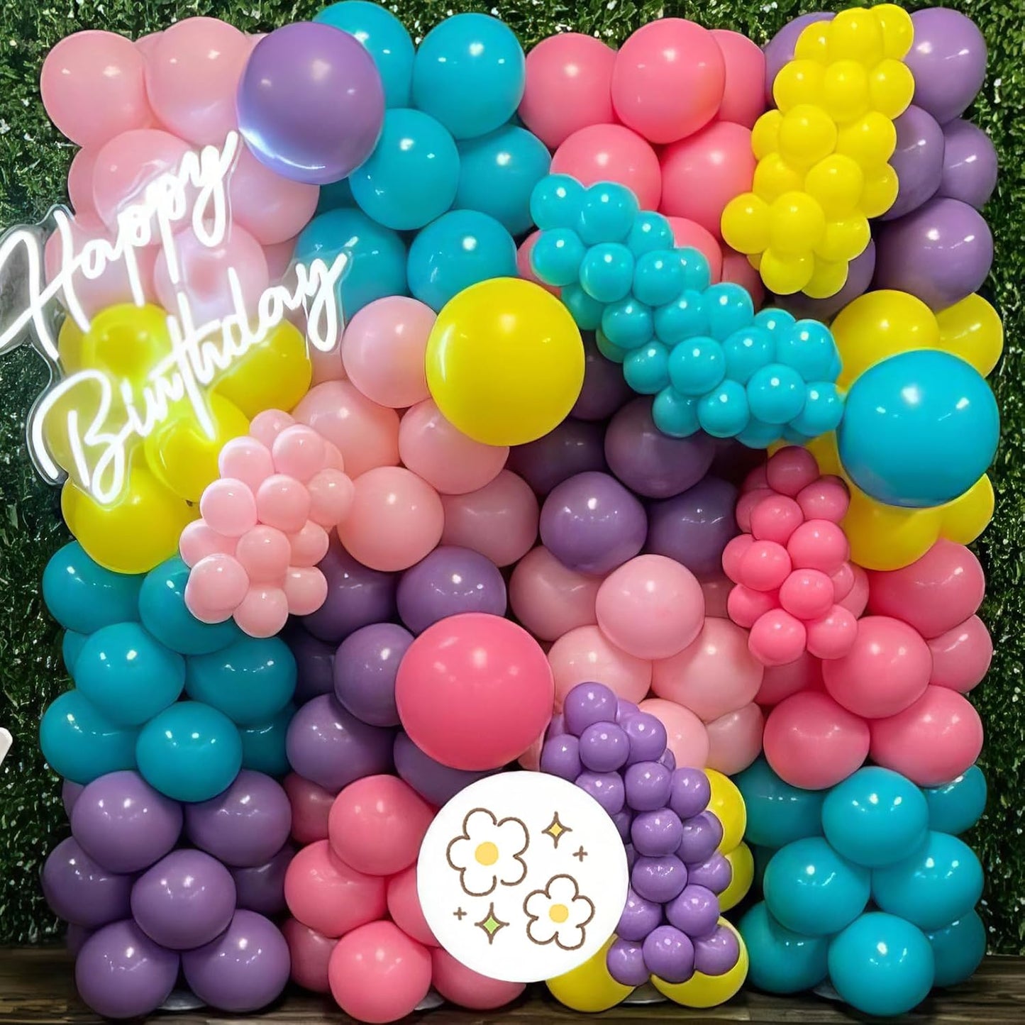 Boho Rainbow Balloons, Boho Rainbow Colorful Balloon, Retro Ivory White Yellow Orange Blue Purple Balloons for Girls Woman Boys Boho Birthday Baby Shower Bridal Shower Wedding DIY Party Decorations