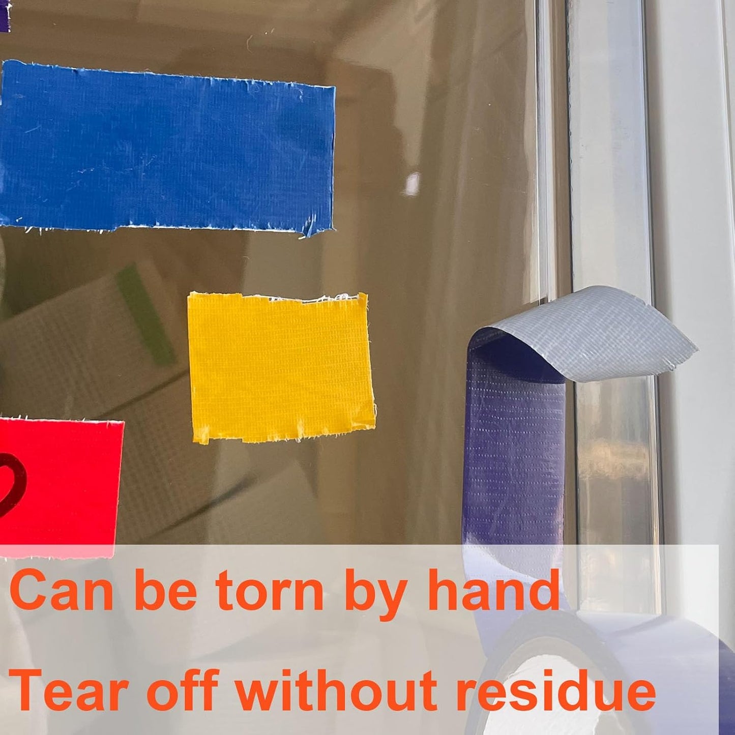 6 Pack Colored Duct Tape, Total 180 Yards- 1 Inch x 30 Yards per Rolls,Multi-Color Duct Tapes, Rainbow Colored Duct Tape Great for DIY Art Home School Office Assorted Colors