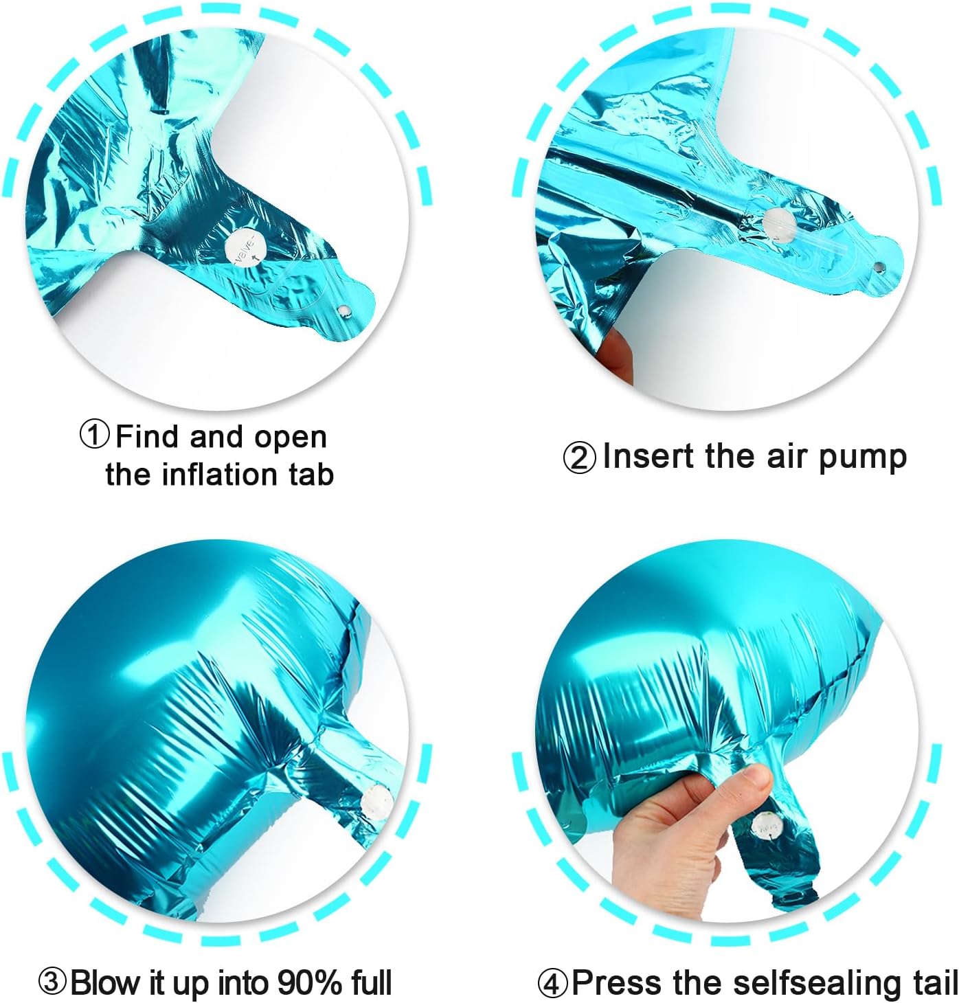 Blue Number 7 Birthday Balloon 40 Inch, Digital Balloons for 7 17 27 70 77 Party Celebration Decorations Supplies,Blue Mylar Foil Numbers Balloon for Seven Wedding Anniversary