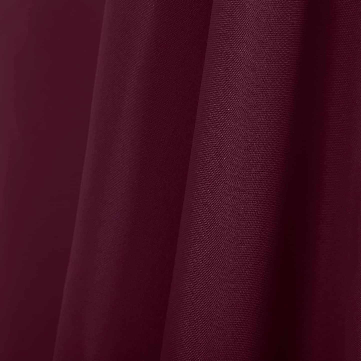 Ascoza 2pack 90x132 Inch Burgundy Rectangular Tablecloth 6 Feet Table Cloth in Polyester Fabric for Wedding/Banquet/Restaurant/Parties