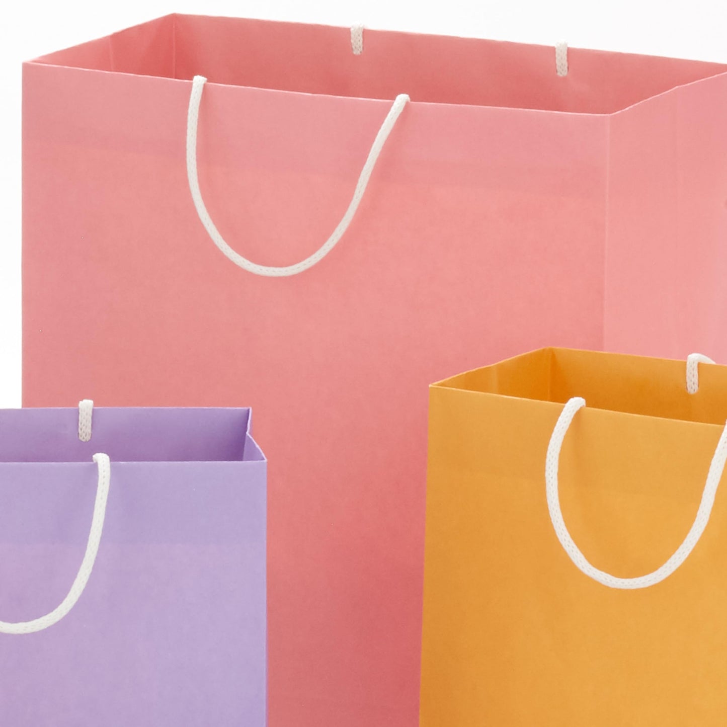 Hallmark Recyclable Gift Bags Assorted Sizes (8 Pack) Pastel Colors
